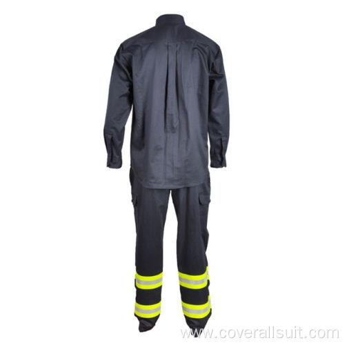 Flame Retardant Suit 100% Cotton Fr Welding Suits For Welders Workwear Supplier